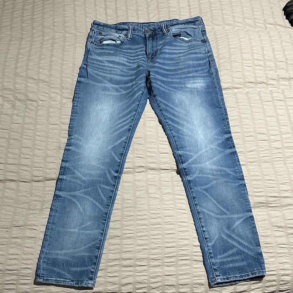 American Eagle Outfitters Blue Straight Jeans